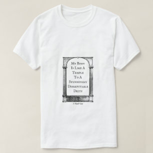 Mein Körper ist wie ein Tempel - ein MisterP-Shirt T-Shirt