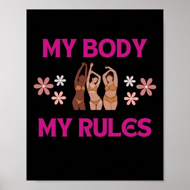 Mein Körper, meine Regeln Poster (Vorne)