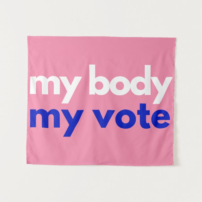 Mein Körper meine Stimme Roevember Wandteppich (Vorderseite (Horizontal))