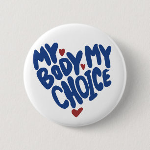 Mein Körper meine Wahl Button