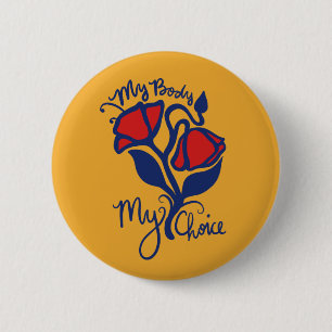 Mein Körper meine Wahl Button