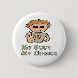 Mein Körper meine Wahl Button