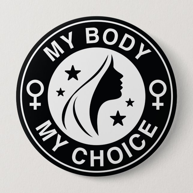 Mein Körper meine Wahl Button (Vorderseite)