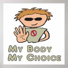 Mein Körper meine Wahl Poster