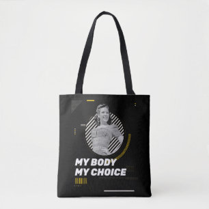 Mein Körper meine Wahl Retro Women's Rights Illust Tasche
