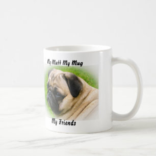 Mein Köter, meine Tasse, meine Freunde. Kaffeetasse