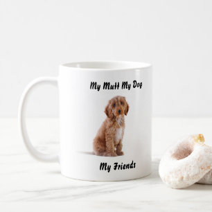 Mein Köter, meine Tasse, meine Freunde. Kaffeetasse