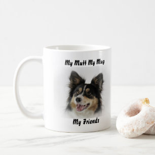 Mein Köter, meine Tasse, meine Freunde. Kaffeetasse
