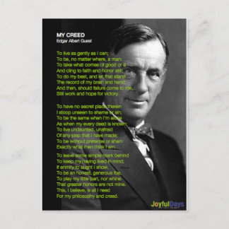 Mein Kredo Postkarte