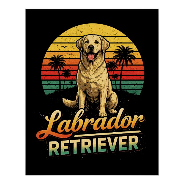 Mein Labrador Retriever Poster (Vorderseite)