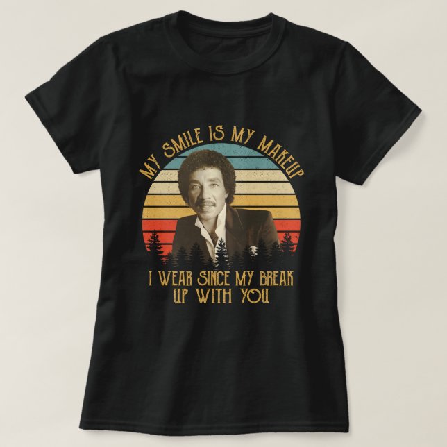 Mein Lächeln ist mein Make-up, das ich trage, seit T-Shirt (Design vorne)
