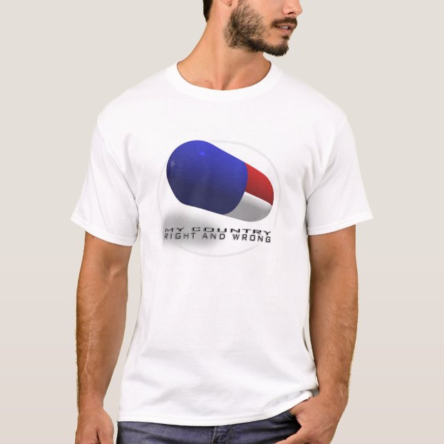 Mein Land-Recht UND Unrecht T-Shirt (Vorderseite)