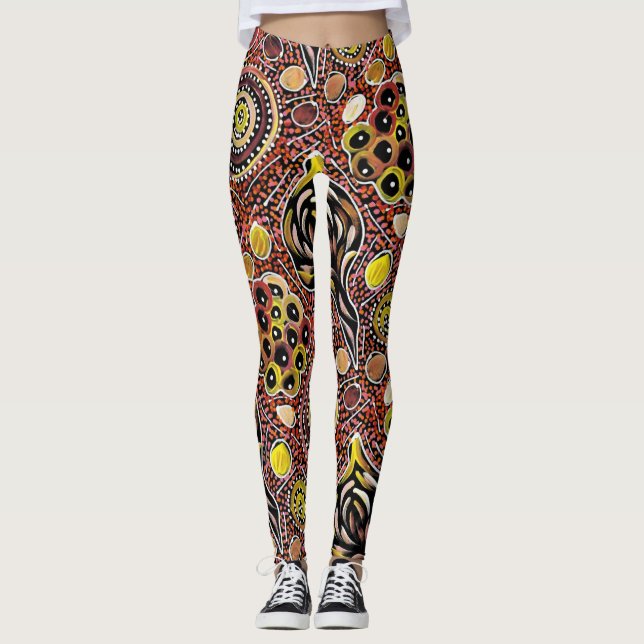 Mein Land von Belinda Golder Designer Leggings (Vorderseite)