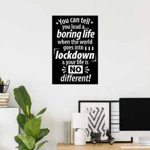 Mein langweiliges Lockdown Life - Funny Pandemic-S Poster