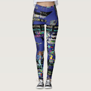 Mein Laptop ist mit Viren infiziert Leggings