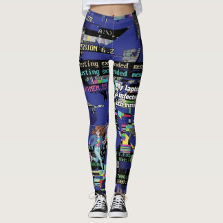 Mein Laptop ist mit Viren infiziert Leggings