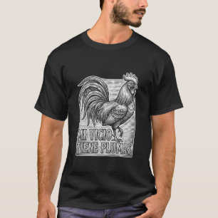 Mein Laster hat Federn Hahn Hühnerliebhaber T-Shirt