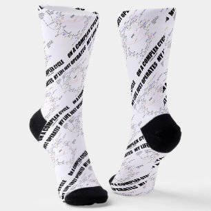 Mein Leben funktioniert nur auf einem komplexen Kr Socken