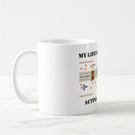 Mein Leben hängt nach aktivem Transport ab (Spaß) Kaffeetasse