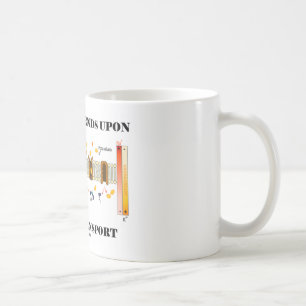 Mein Leben hängt nach aktivem Transport ab (Spaß) Kaffeetasse