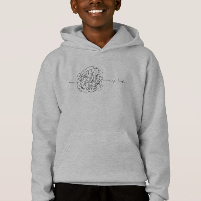 Mein Leben Hoodie (Vorderseite)