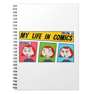 Mein Leben in Comicen Notizblock