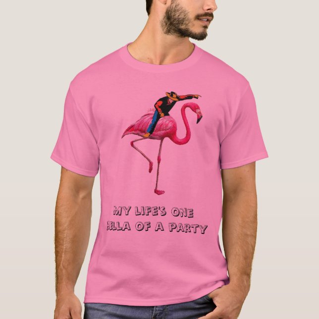 Mein Leben ist ein Party-Shirt T-Shirt (Vorderseite)
