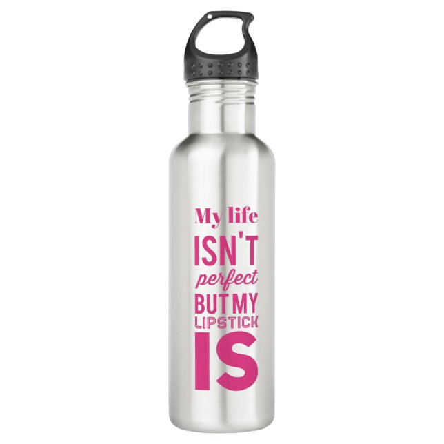 Mein Leben ist nicht perfect4 Trinkflasche (Vorderseite)