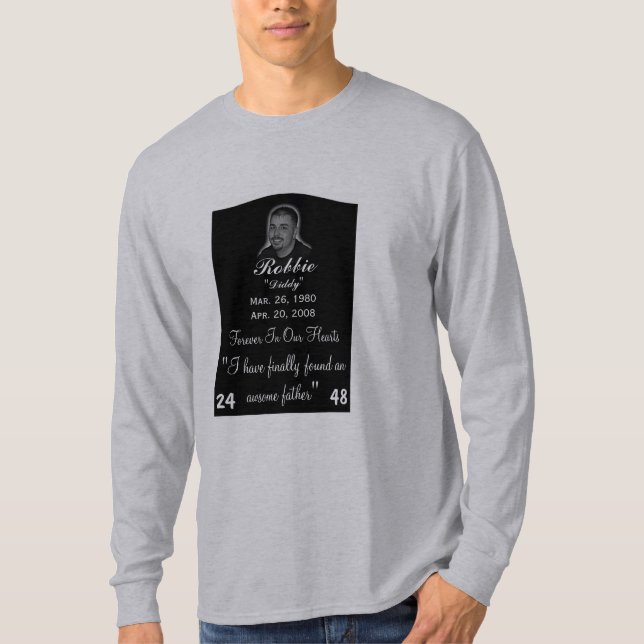 Mein Leben ist nie das selbe, Riss Robbie Vance T-Shirt (Vorderseite)