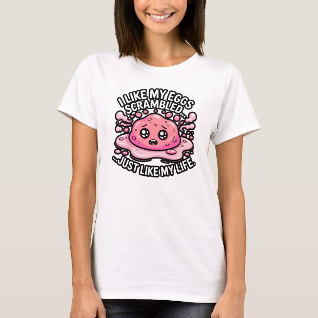 Mein Leben ist verwirrt T-Shirt (Vorderseite)