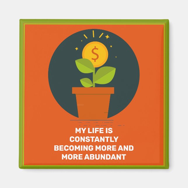 Mein Leben wird reichlicher Magnet (Vorne)