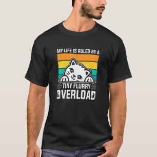 Mein Leben wird von einer Iny Flurry Overload Cat T-Shirt