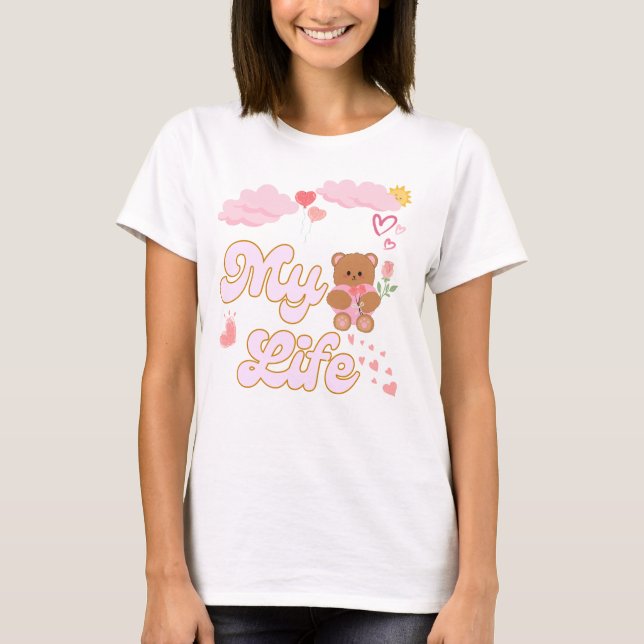 Mein Lebenshemddesign T-Shirt (Vorderseite)