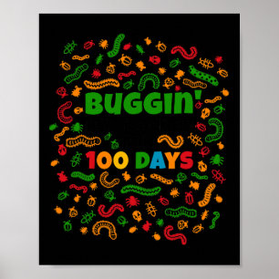 Mein Lehrer für 100 Tage Schulkostüm 100. da Poster