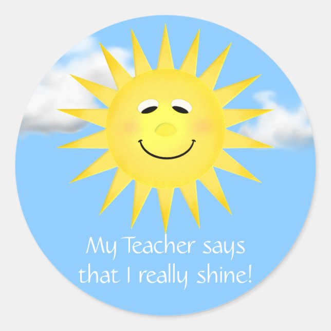 Mein Lehrer sagt, ich habe wirklich Sticker gekoch (Vorderseite)