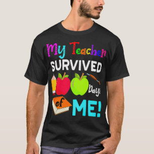 Mein Lehrer überlebte 100 Tage an meiner Sonnensch T-Shirt