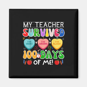 Mein Lehrer überlebte 100 Tage meines 100. Magnet