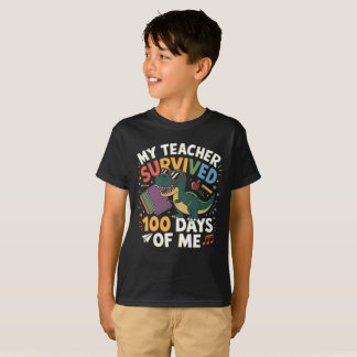 Mein Lehrer überlebte den T - Shirt des Schuljahre