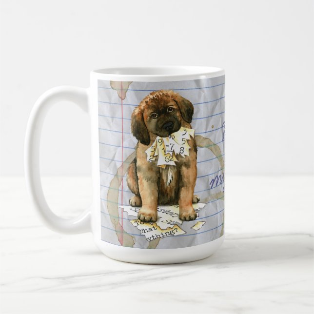 Mein Leonberger Ate mein Lektionsplan Kaffeetasse (Links)