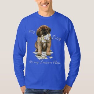 Mein Leonberger Ate mein Lektionsplan T-Shirt
