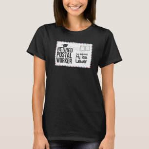 Mein letzter Brief Rentner Postbeamter Ruhestand T-Shirt