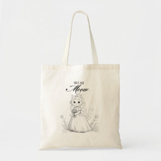 Mein letztes Miauen Junggesellinnenabschied Design Tragetasche