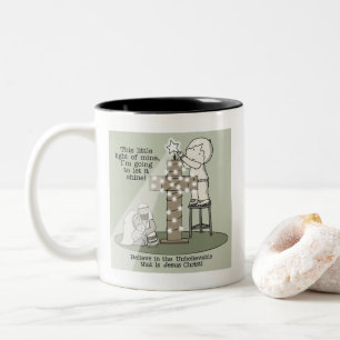 Mein Licht Zweifarbige Tasse