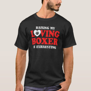 Mein liebender Boxer zu züchten ist, den Boxer-Hun T-Shirt