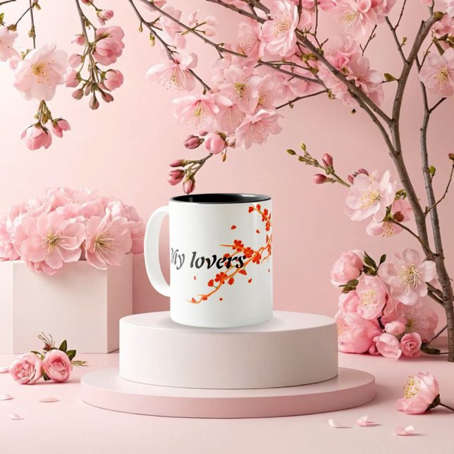 Mein Liebhaber Zweifarbige Tasse (Von Creator hochgeladen)