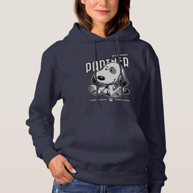 Mein lieblicher Partner | Frauen Hoodie (Vorderseite)