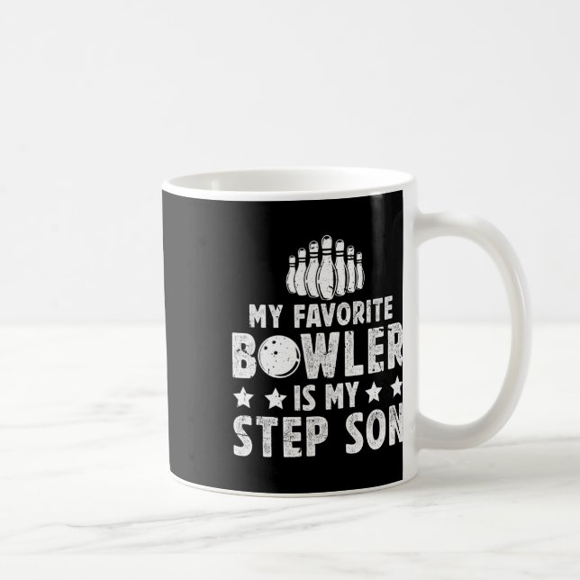 Mein Liebling Bowler Stepdad Bowling Stepdad von e Kaffeetasse (Rechts)