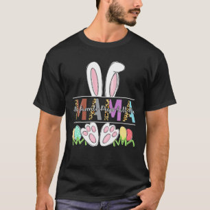Mein Liebling nennt mich Mama Leopard Ostertag T-Shirt