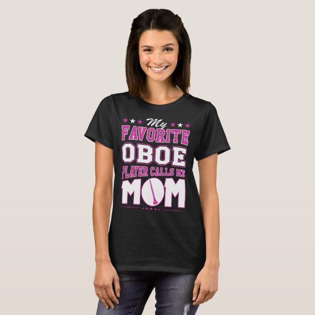 Mein Liebling Oboe Spieler ruft mich Mama an T-Shirt (Vorne ganz)