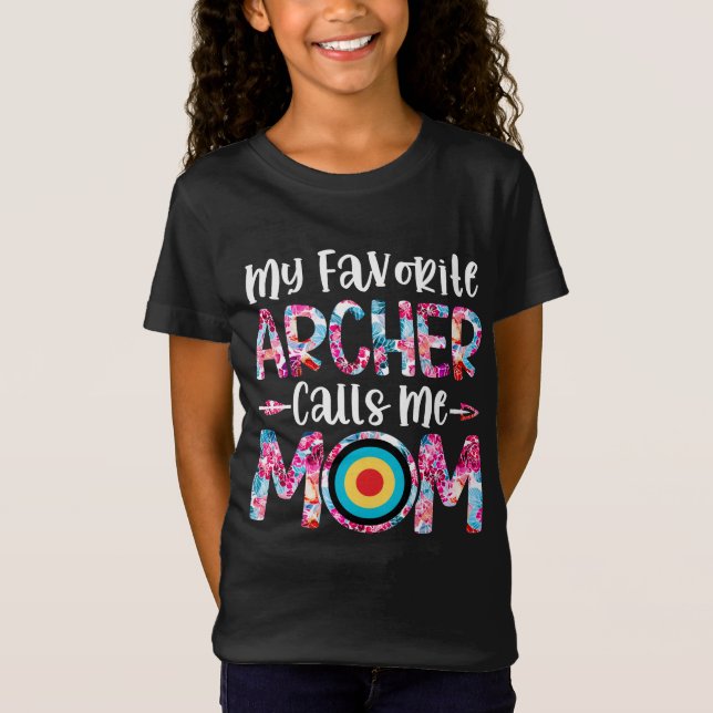 Mein Lieblings-Archer nennt mich Mama T-Shirt (Vorderseite)
